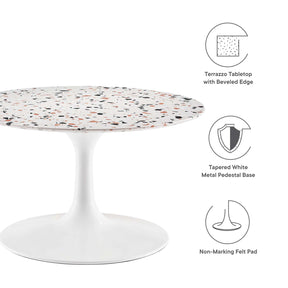 Modway Furniture Modern Lippa 28" Round Terrazzo Coffee Table - EEI-5710