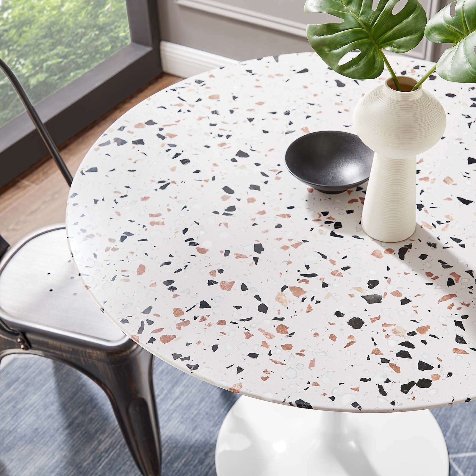 Modway Furniture Modern Lippa 36" Round Terrazzo Dining Table - EEI-5713