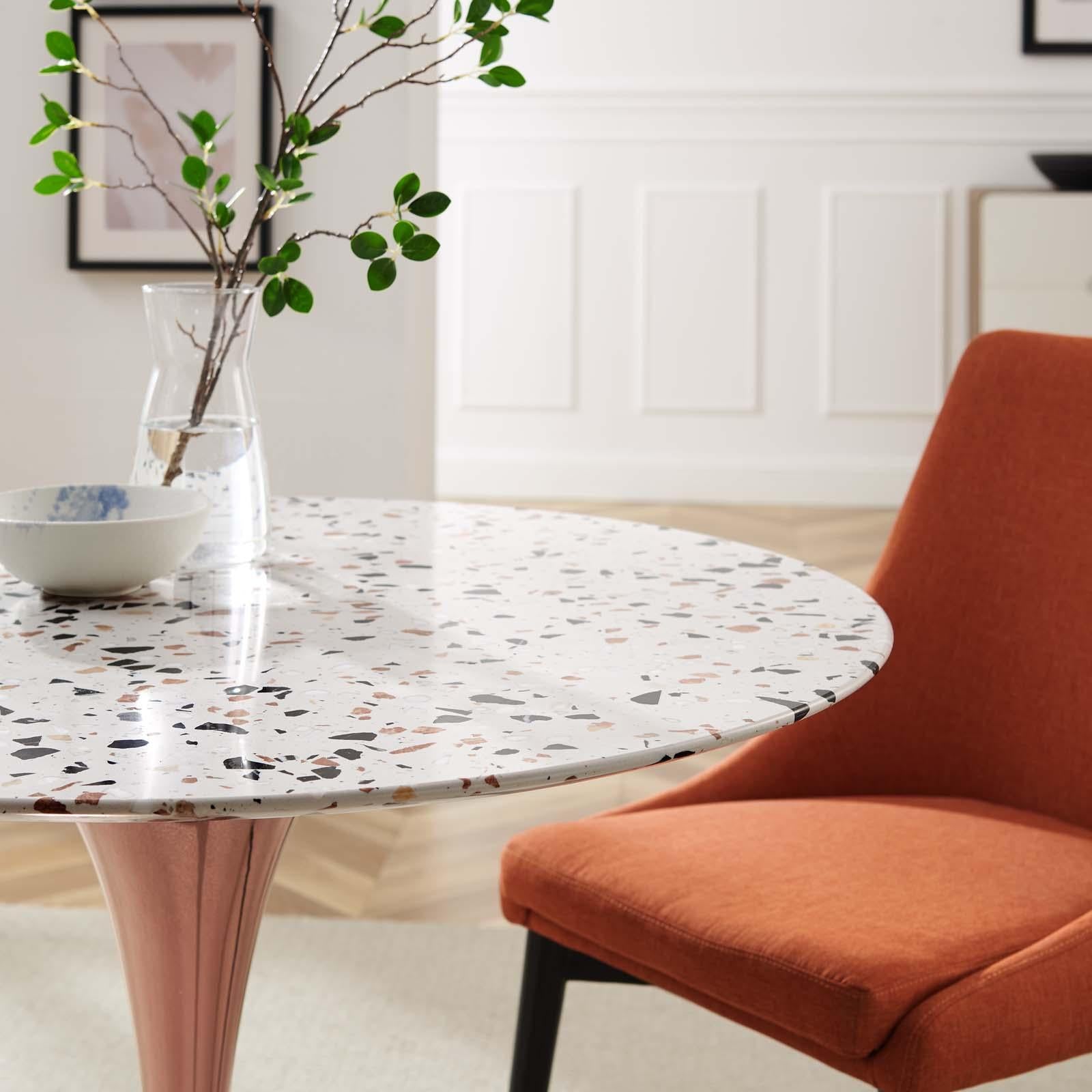 Modway Furniture Modern Lippa 36" Round Terrazzo Dining Table - EEI-5714