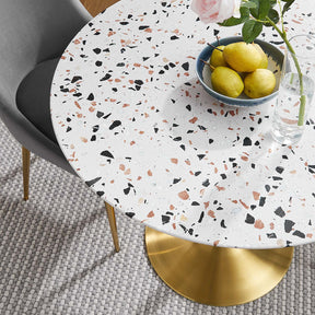 Modway Furniture Modern Lippa 36" Round Terrazzo Dining Table - EEI-5715