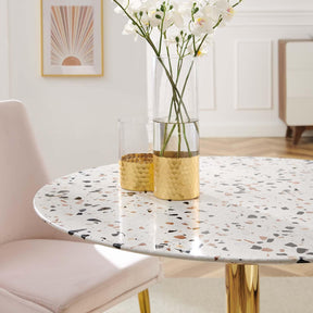 Modway Furniture Modern Verne 36" Round Terrazzo Dining Table - EEI-5717