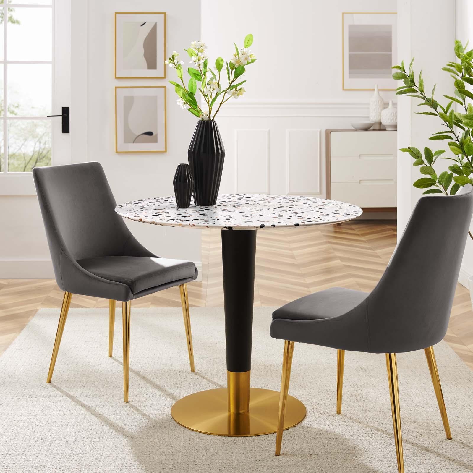 Modway Furniture Modern Zinque 36" Round Terrazzo Dining Table - EEI-5718