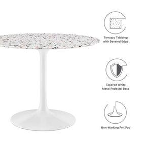 Modway Furniture Modern Lippa 40" Round Terrazzo Dining Table - EEI-5722