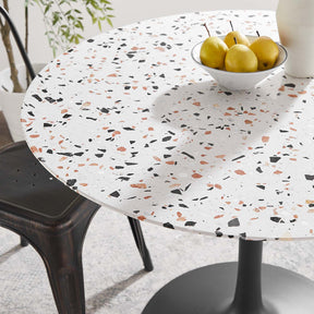 Modway Furniture Modern Lippa 40" Round Terrazzo Dining Table - EEI-5725