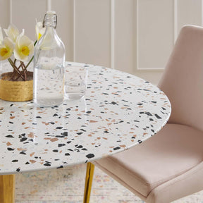 Modway Furniture Modern Verne 40" Round Terrazzo Dining Table - EEI-5726