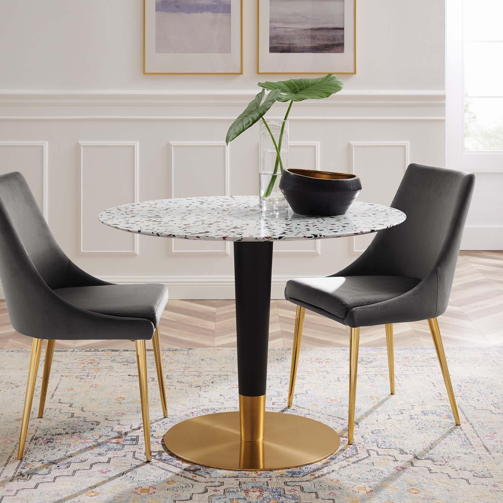 Modway Furniture Modern Zinque 40" Round Terrazzo Dining Table - EEI-5727