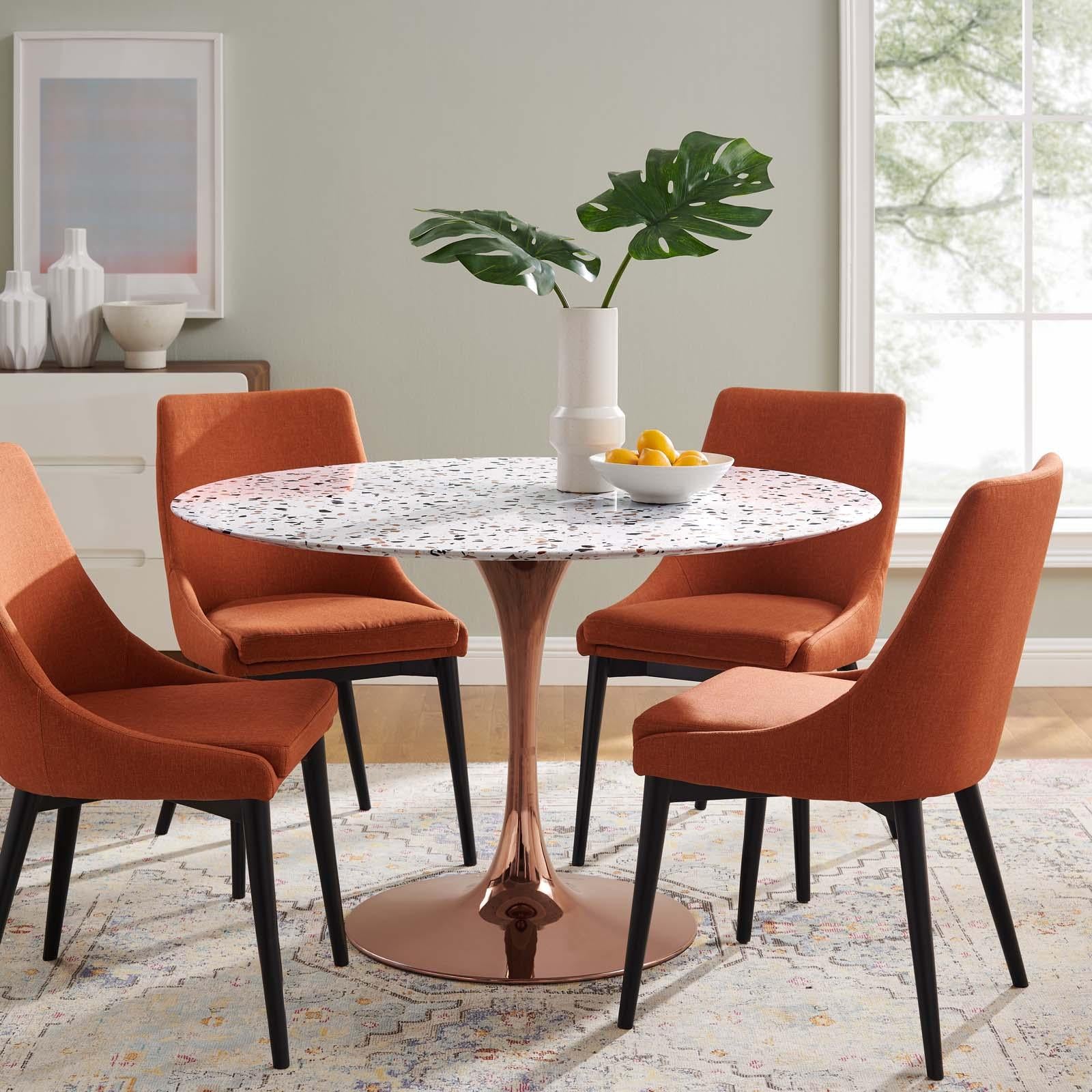 Modway Furniture Modern Lippa 47" Round Terrazzo Dining Table - EEI-5729