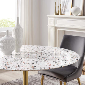 Modway Furniture Modern Lippa 47" Round Terrazzo Dining Table - EEI-5730