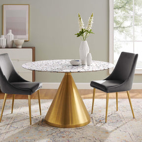 Modway Furniture Modern Tupelo 47" Round Terrazzo Dining Table - EEI-5733