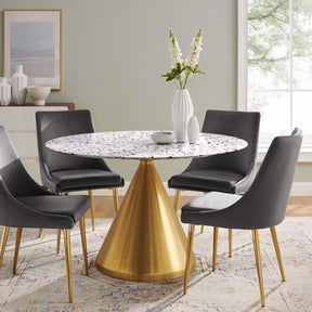 Modway Furniture Modern Tupelo 47" Round Terrazzo Dining Table - EEI-5733