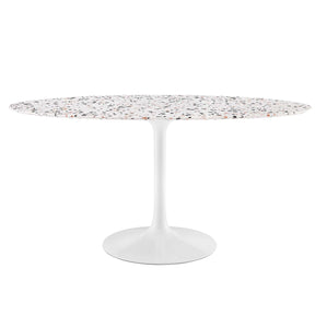 Modway Furniture Modern Lippa 60" Oval Terrazzo Dining Table - EEI-5734