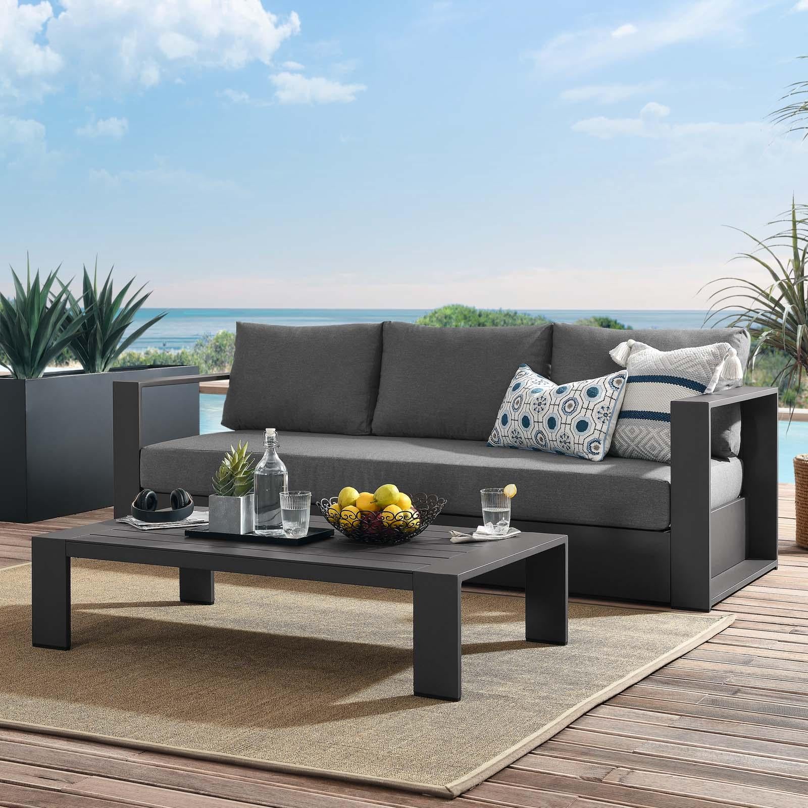 Modway Furniture Modern Tahoe Outdoor Patio Powder-Coated Aluminum 2-Piece Set - EEI-5750