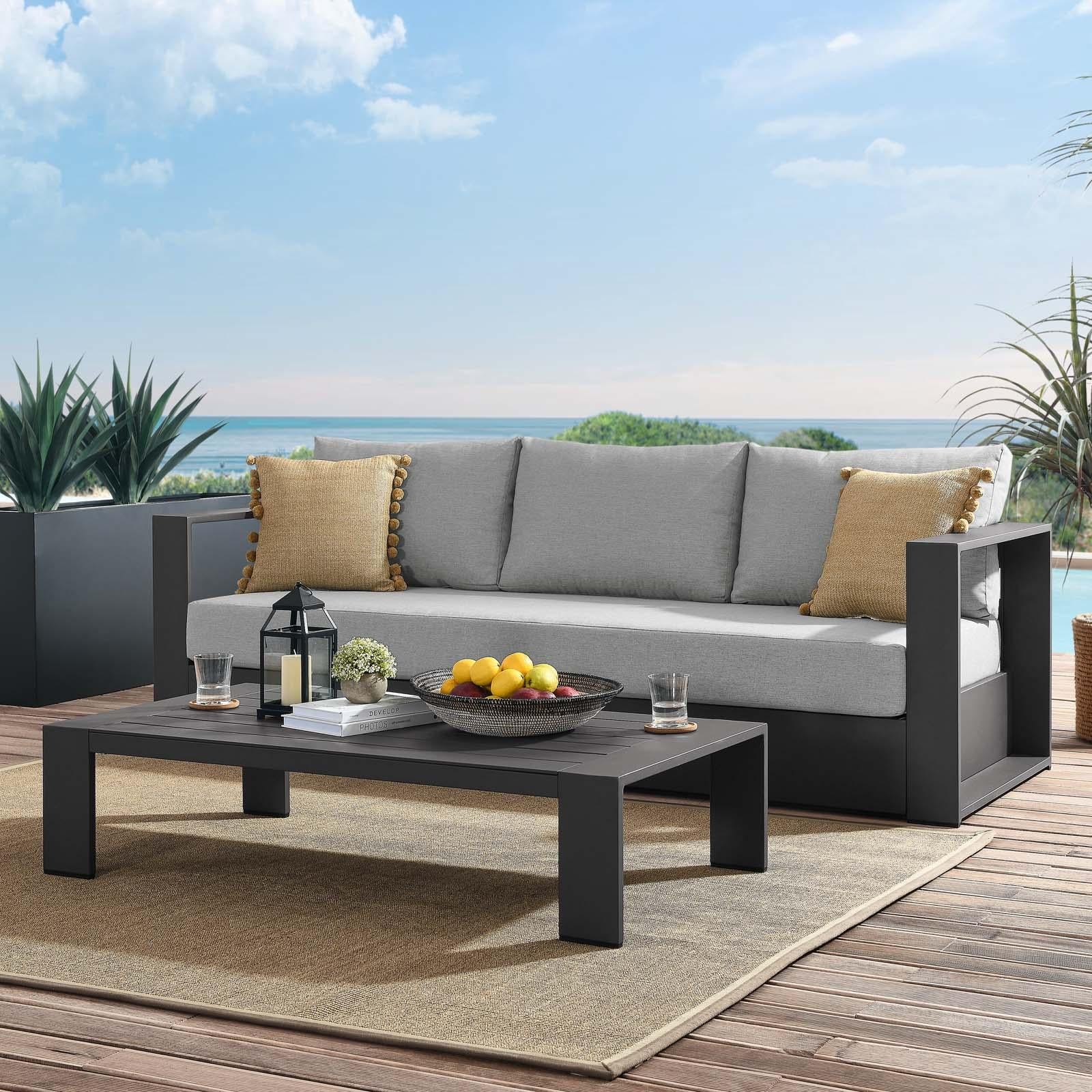 Modway Furniture Modern Tahoe Outdoor Patio Powder-Coated Aluminum 2-Piece Set - EEI-5750