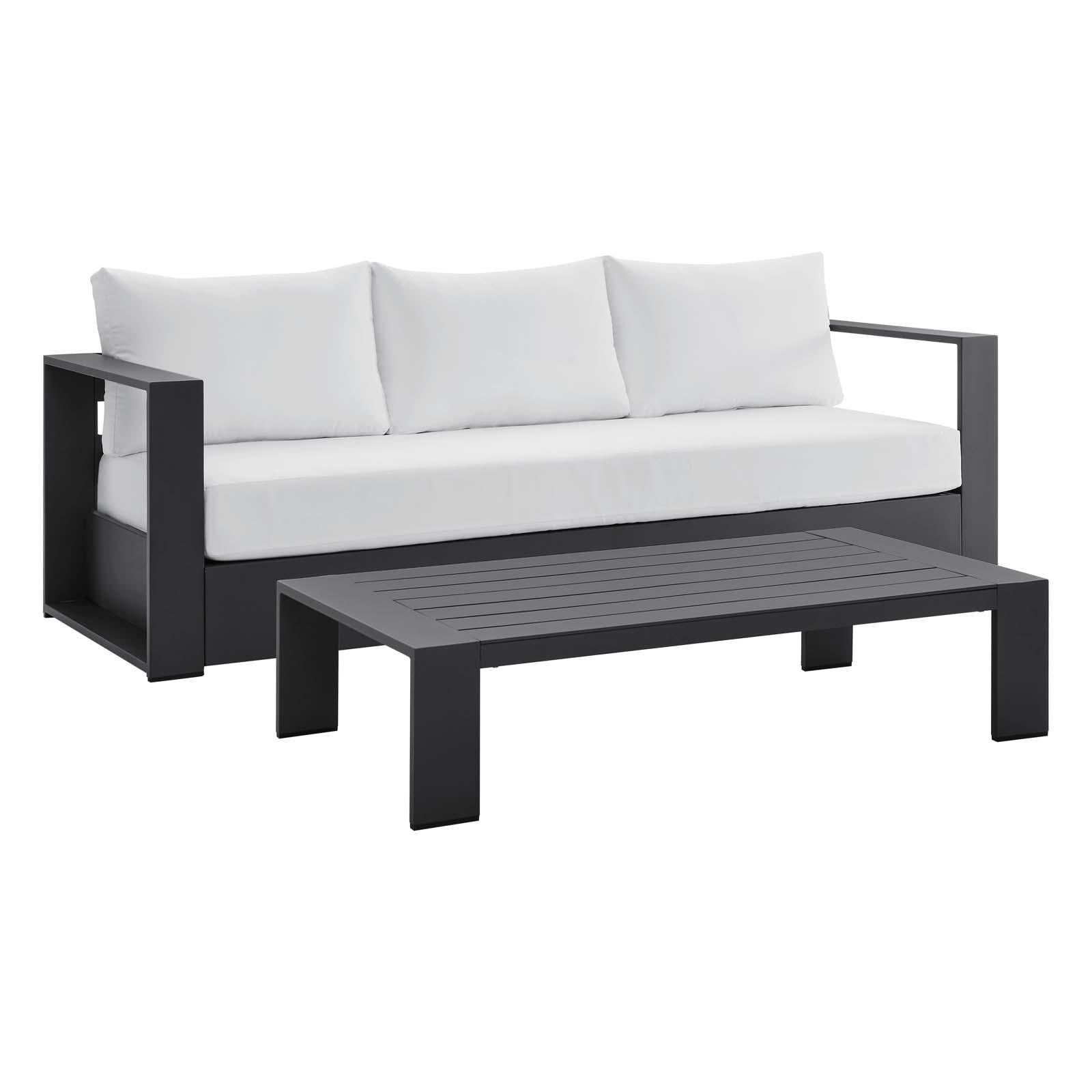 Modway Furniture Modern Tahoe Outdoor Patio Powder-Coated Aluminum 2-Piece Set - EEI-5750