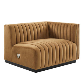 Modway Furniture Modern Conjure Channel Tufted Performance Velvet Loveseat - EEI-5764