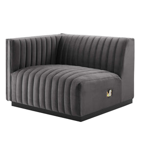 Modway Furniture Modern Conjure Channel Tufted Performance Velvet Loveseat - EEI-5764