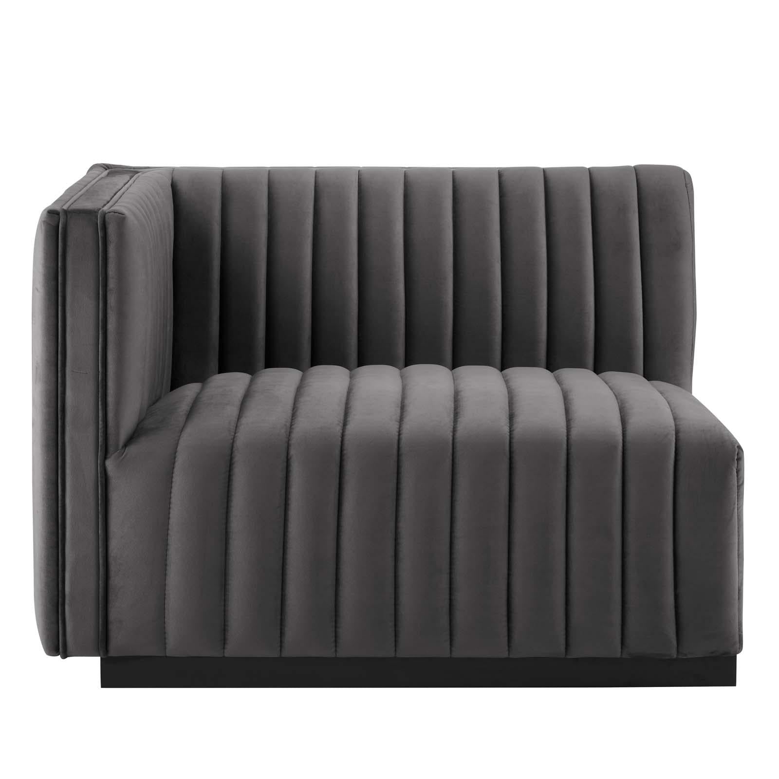 Modway Furniture Modern Conjure Channel Tufted Performance Velvet Loveseat - EEI-5764