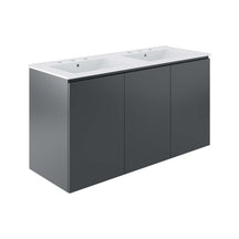 Modway Furniture Modern Bryn 48" Wall-Mount Double Sink Bathroom Vanity - EEI-5781