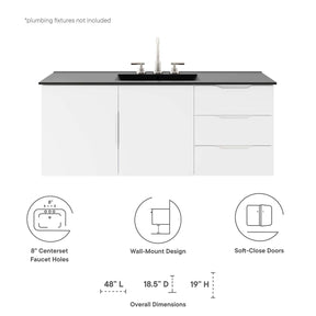 Modway Furniture Modern Vitality 48" Single Sink Bathroom Vanity - EEI-5784