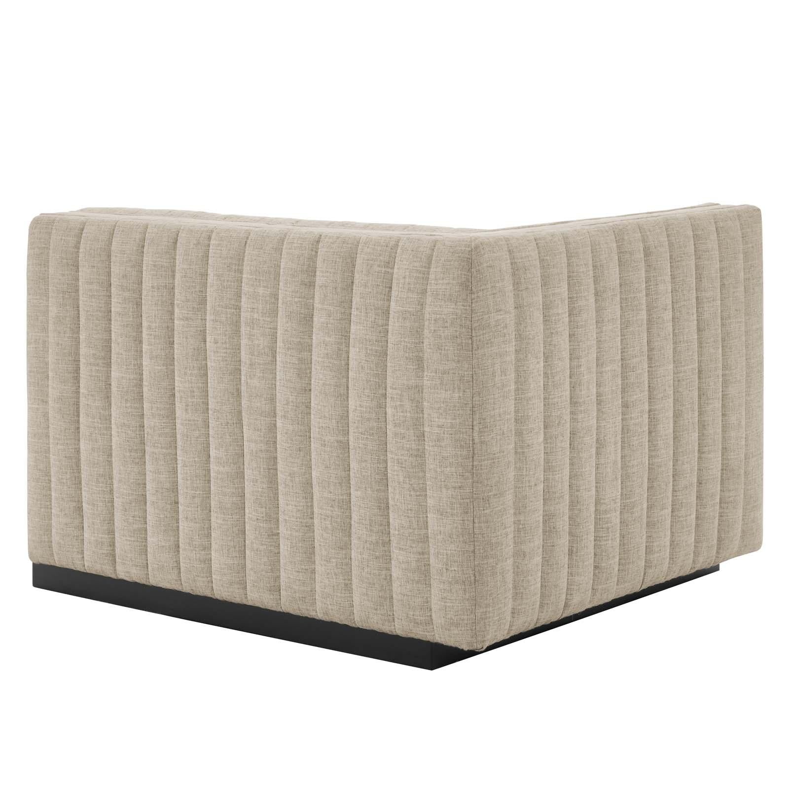 Modway Furniture Modern Conjure Channel Tufted Upholstered Fabric Loveseat - EEI-5786