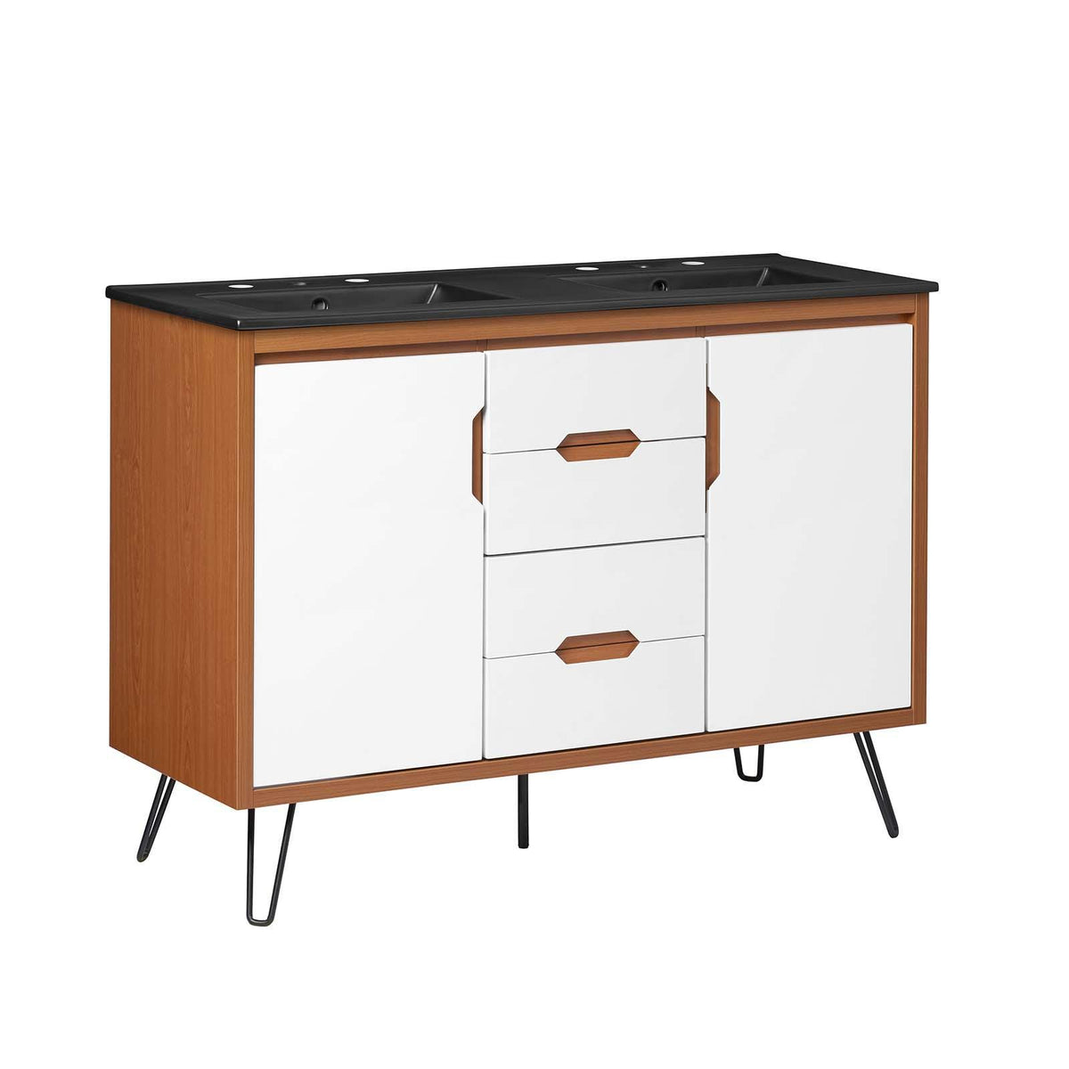 Modway Furniture Modern Energize 48" Double Sink Bathroom Vanity - EEI-5809