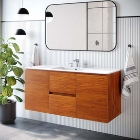 Modway Furniture Modern Scenic 48" Wall-Mount Bathroom Vanity - EEI-5814