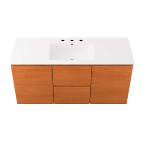 Modway Furniture Modern Scenic 48" Wall-Mount Bathroom Vanity - EEI-5814