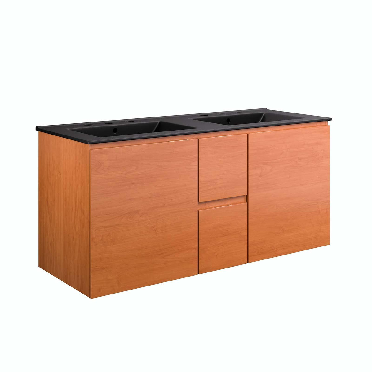 Modway Furniture Modern Scenic 48" Double Wall-Mount Bathroom Vanity - EEI-5815