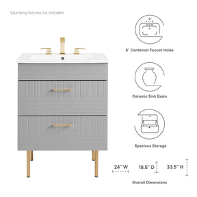 Modway Furniture Modern Daybreak 24" Bathroom Vanity - EEI-5817