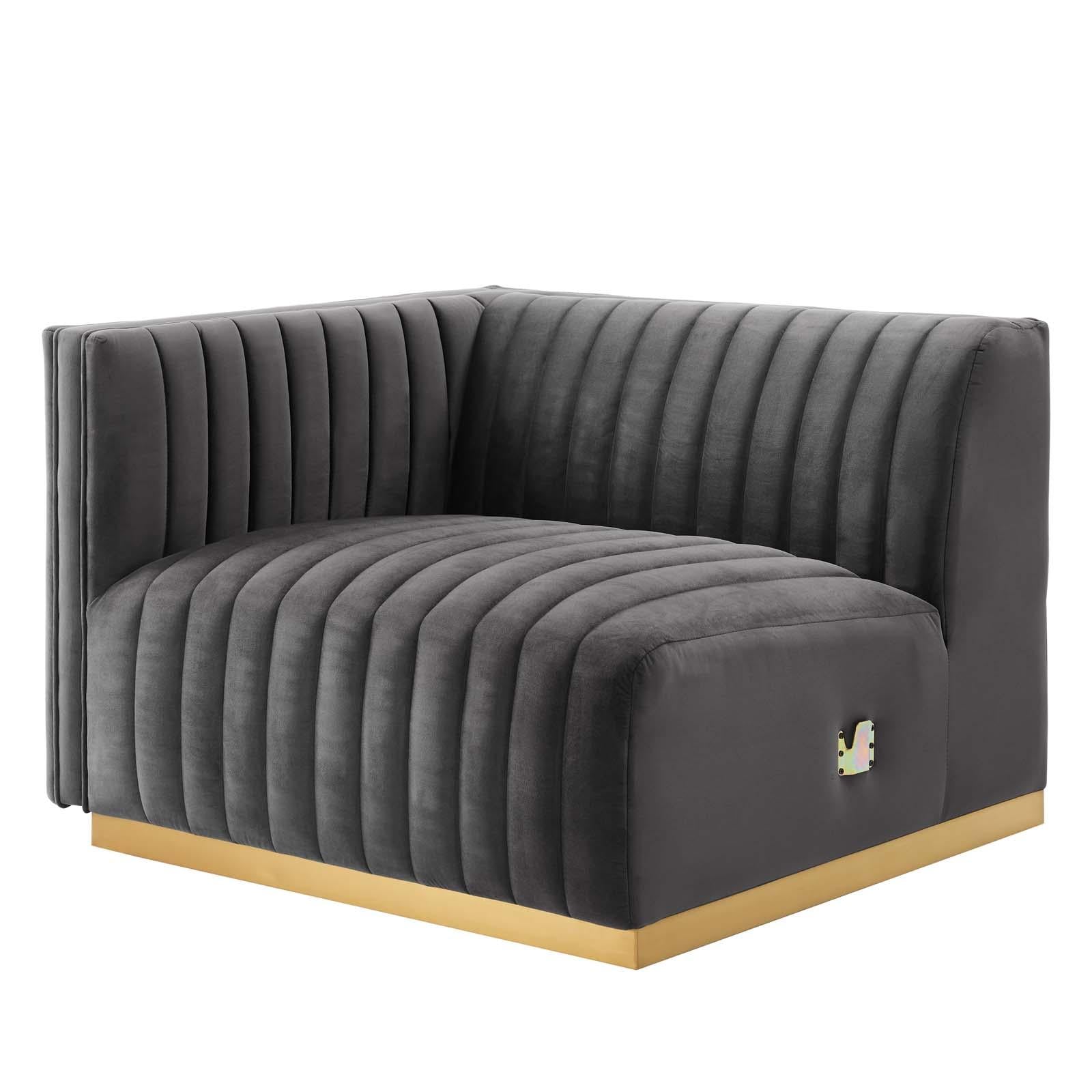 Modway Furniture Modern Conjure Channel Tufted Performance Velvet Loveseat - EEI-5842