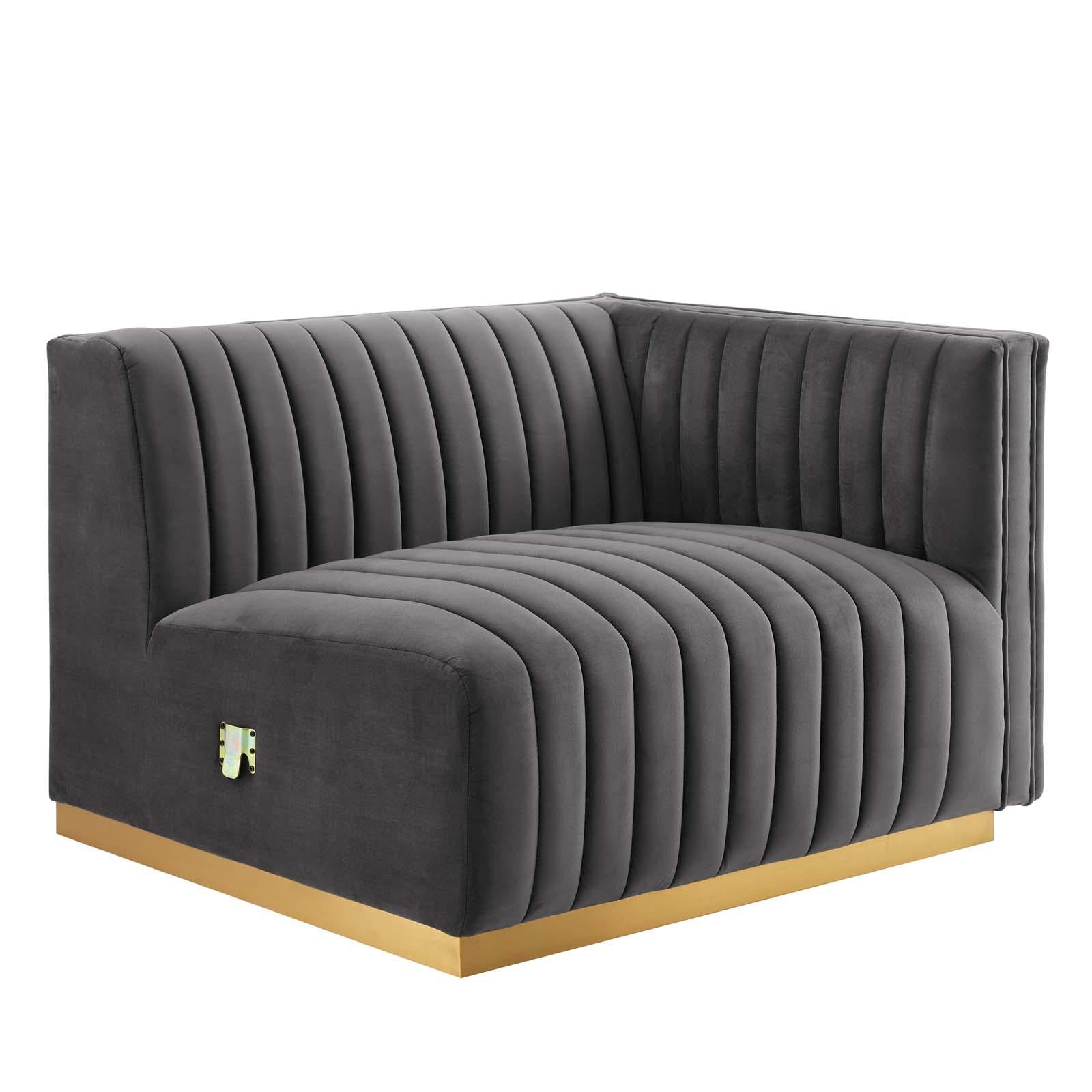 Modway Furniture Modern Conjure Channel Tufted Performance Velvet Loveseat - EEI-5842