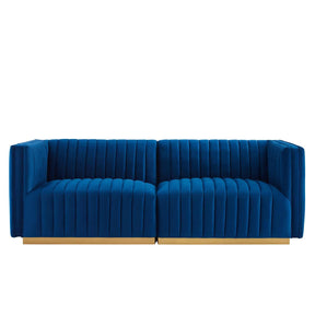 Modway Furniture Modern Conjure Channel Tufted Performance Velvet Loveseat - EEI-5842