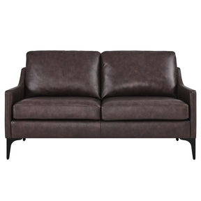 Modway Furniture Modern Corland Leather Loveseat - EEI-6020