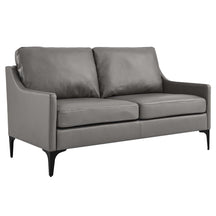 Modway Furniture Modern Corland Leather Loveseat - EEI-6020