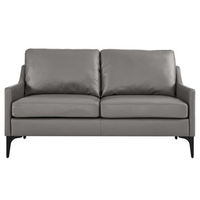 Modway Furniture Modern Corland Leather Loveseat - EEI-6020