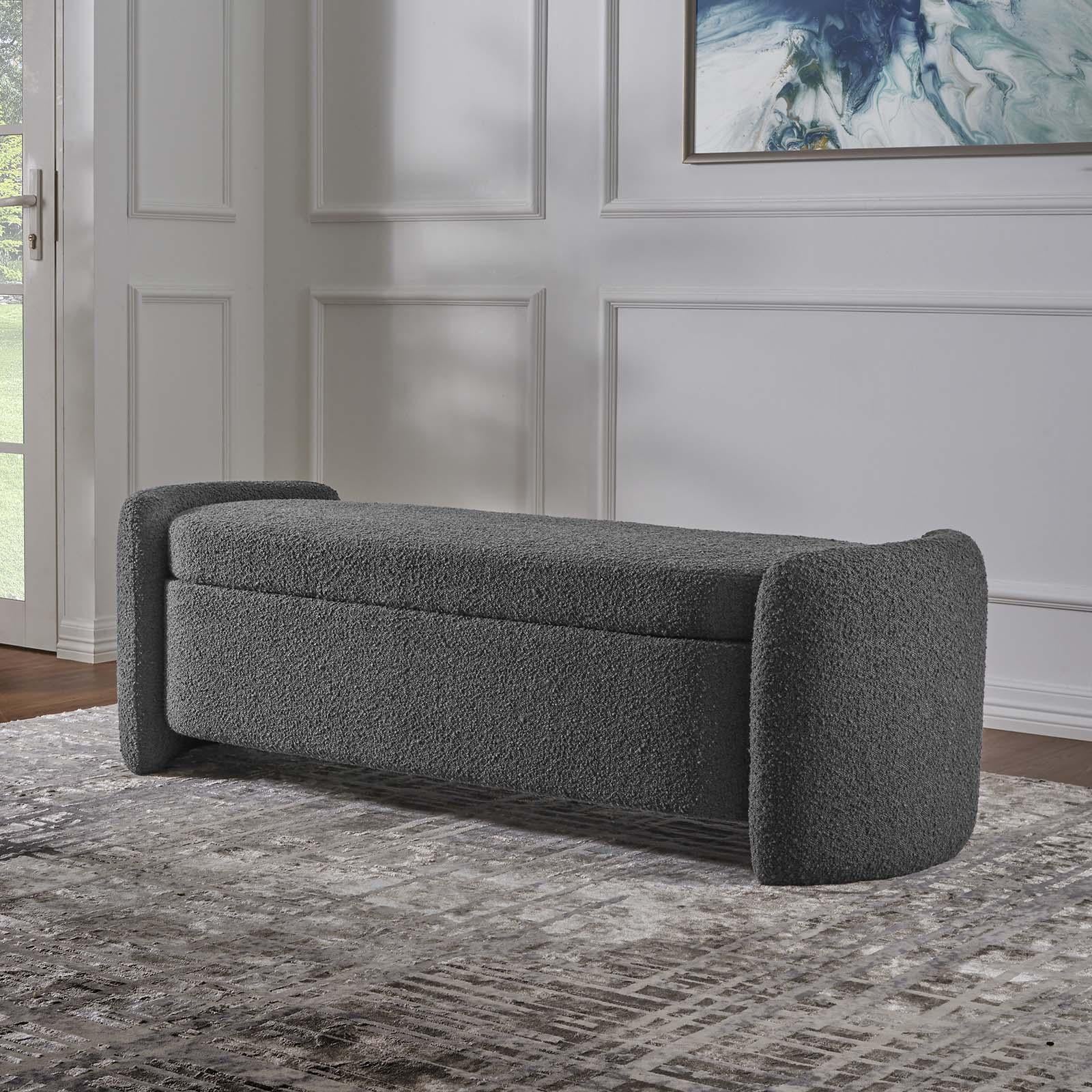 Modway Furniture Modern Nebula Boucle Upholstered Bench - EEI-6056