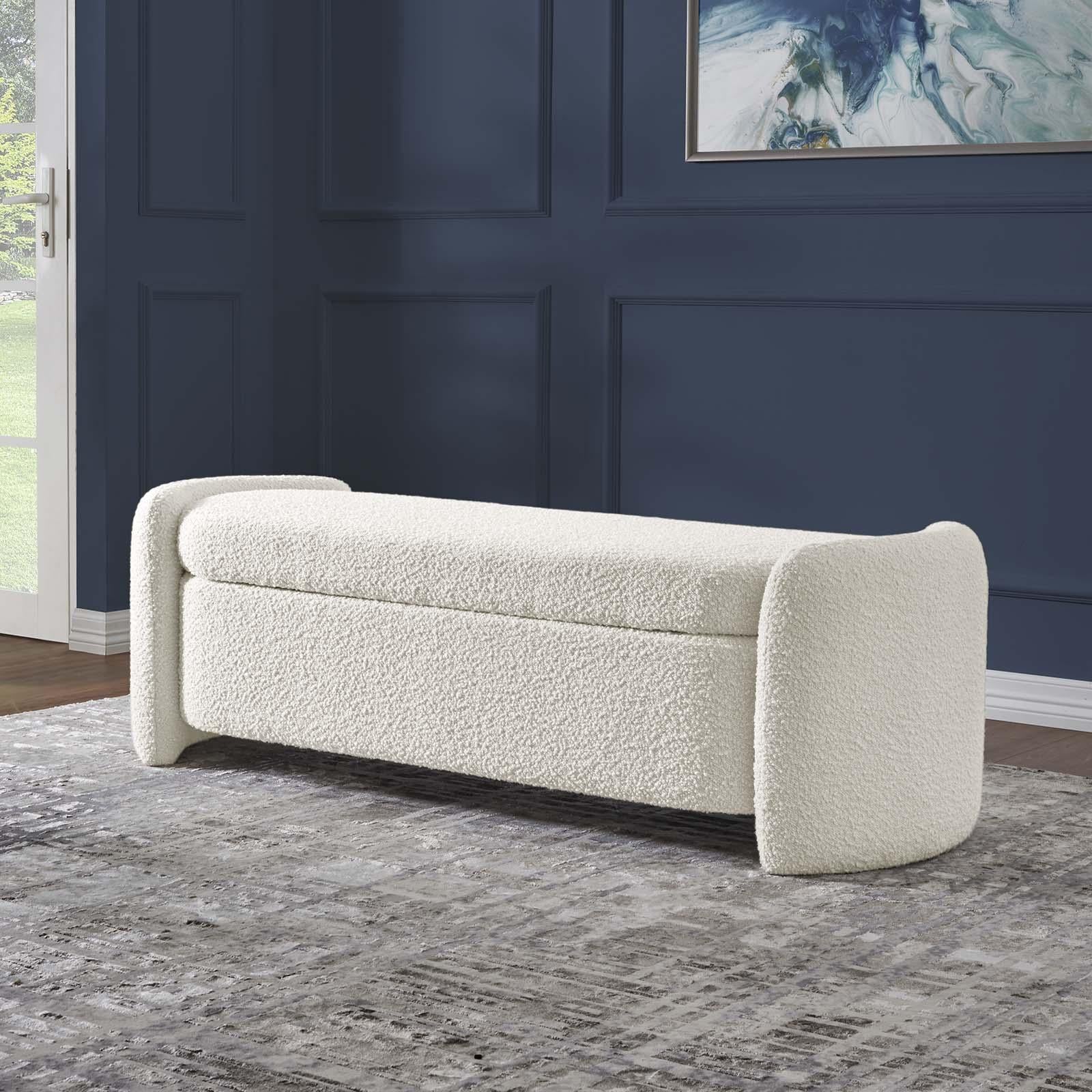 Modway Furniture Modern Nebula Boucle Upholstered Bench - EEI-6056