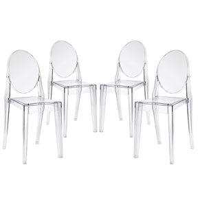 Modway Furniture Modern Casper Dining Chairs Set of 4 - EEI-908