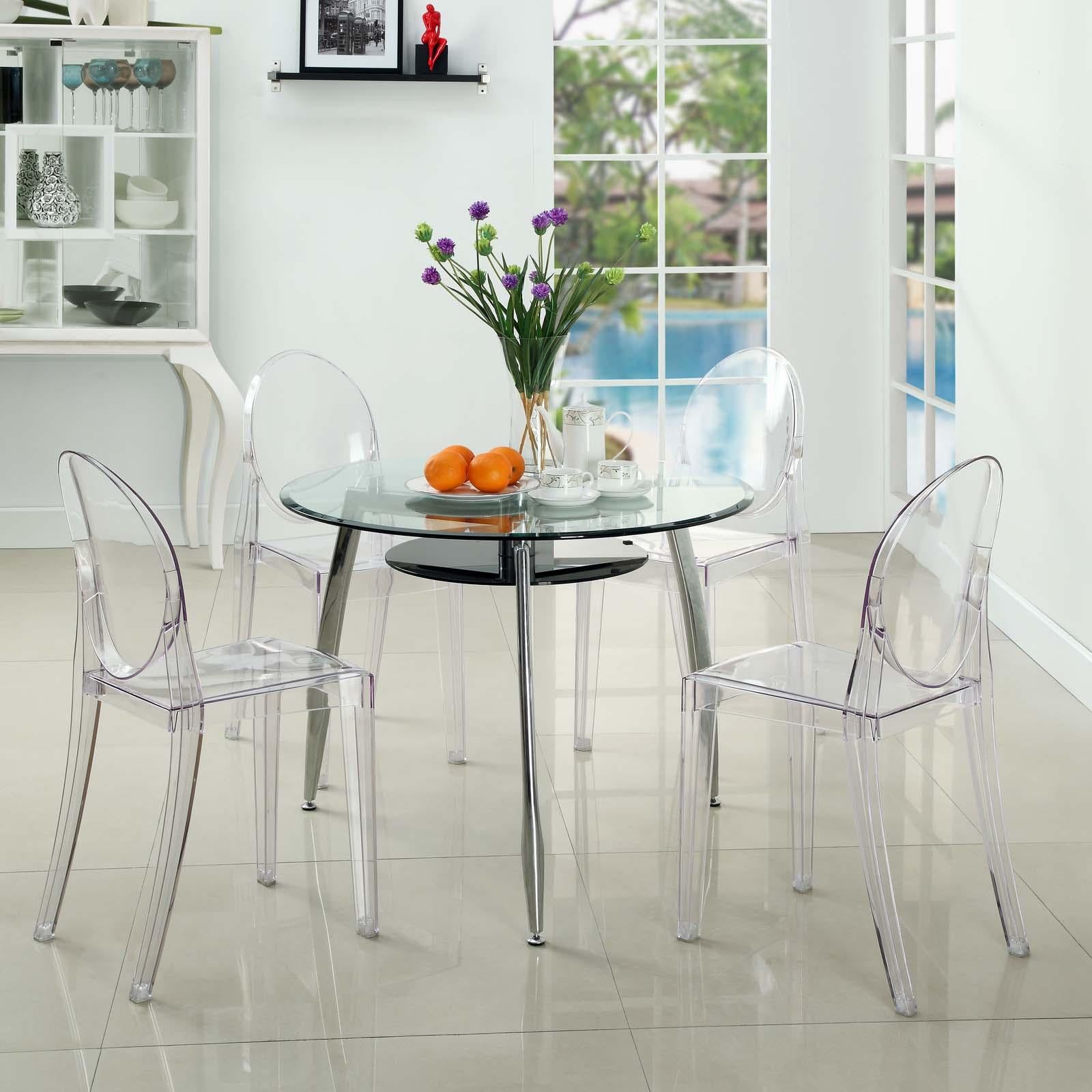 Modway Furniture Modern Casper Dining Chairs Set of 4 - EEI-908