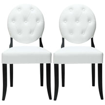 Modway Furniture Modern Button Dining Chairs Set of 2 - EEI-912