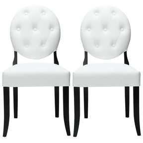 Modway Furniture Modern Button Dining Chairs Set of 2 - EEI-912