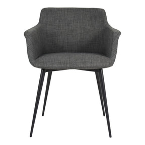 Moe's Home Collection Ronda Arm Chair Grey-Set of Two - EJ-1016-25 - Moe's Home Collection - Dining Chairs - Minimal And Modern - 1