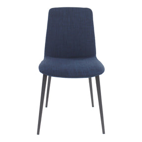 Moe's Home Collection Kito Dining Chair Blue-Set of Two - EJ-1017-26 - Moe's Home Collection - Dining Chairs - Minimal And Modern - 1