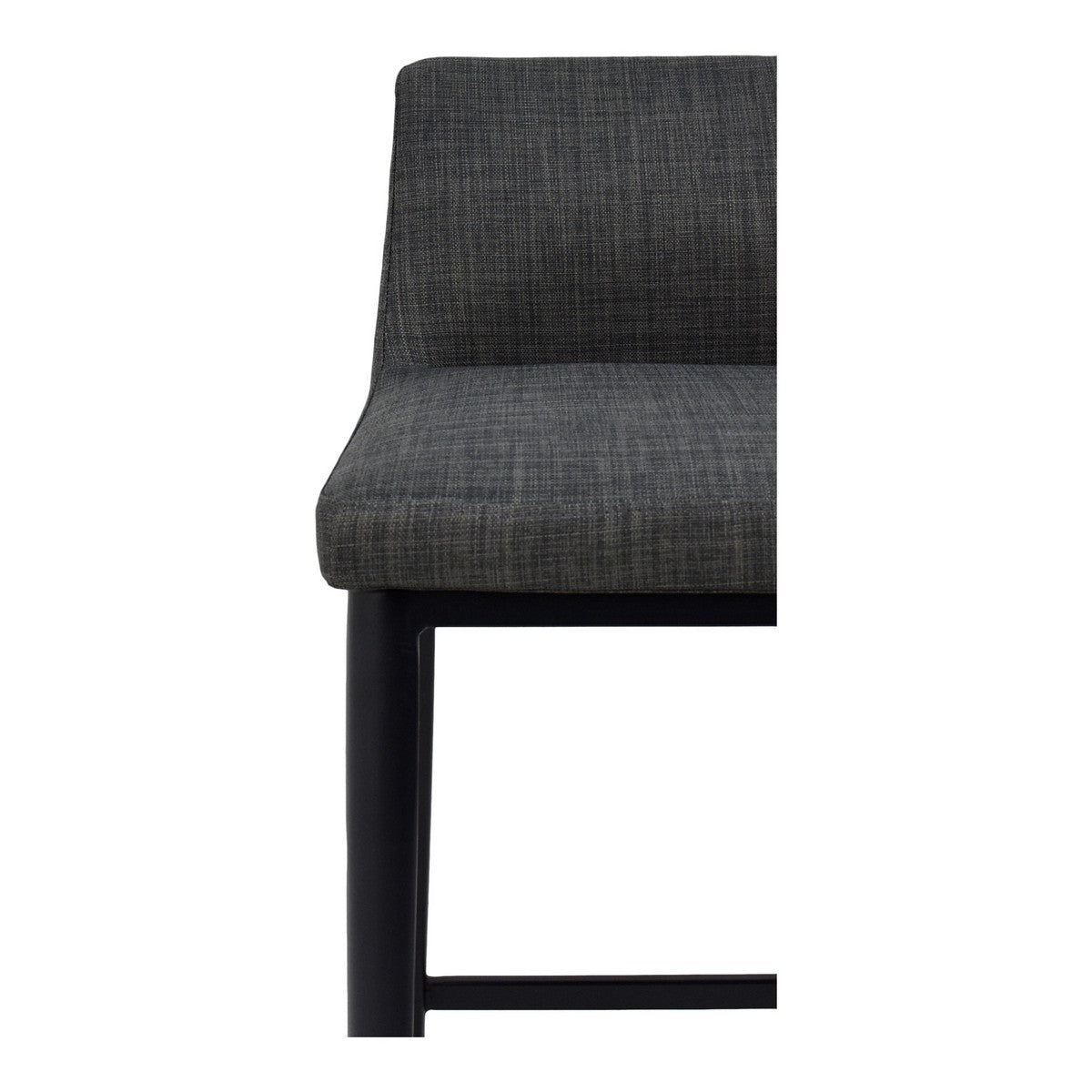 Moe's Home Collection Baron Barstool Charcoal - EJ-1032-07