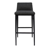 Moe's Home Collection Baron Barstool Charcoal - EJ-1032-07 - Moe's Home Collection - Bar Stools - Minimal And Modern - 1