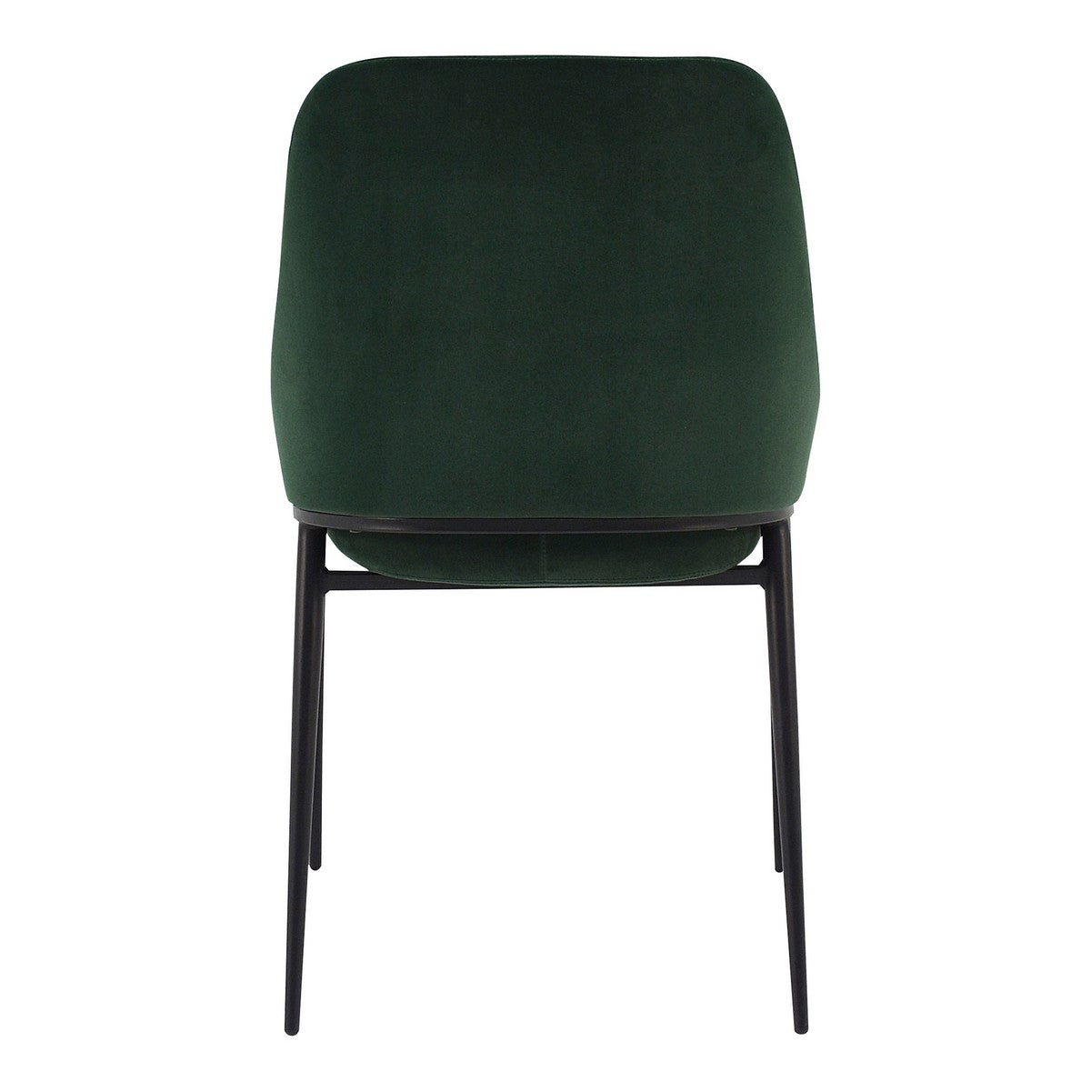 Moe's Home Collection Sedona Dining Chair Green Velvet-Set of Two - EJ-1034-16