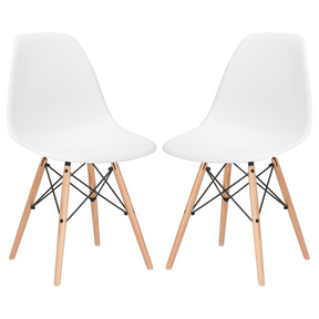 Edgemod Modern Vortex Side Chair (Set of 2) EM-105-NAT-Minimal & Modern