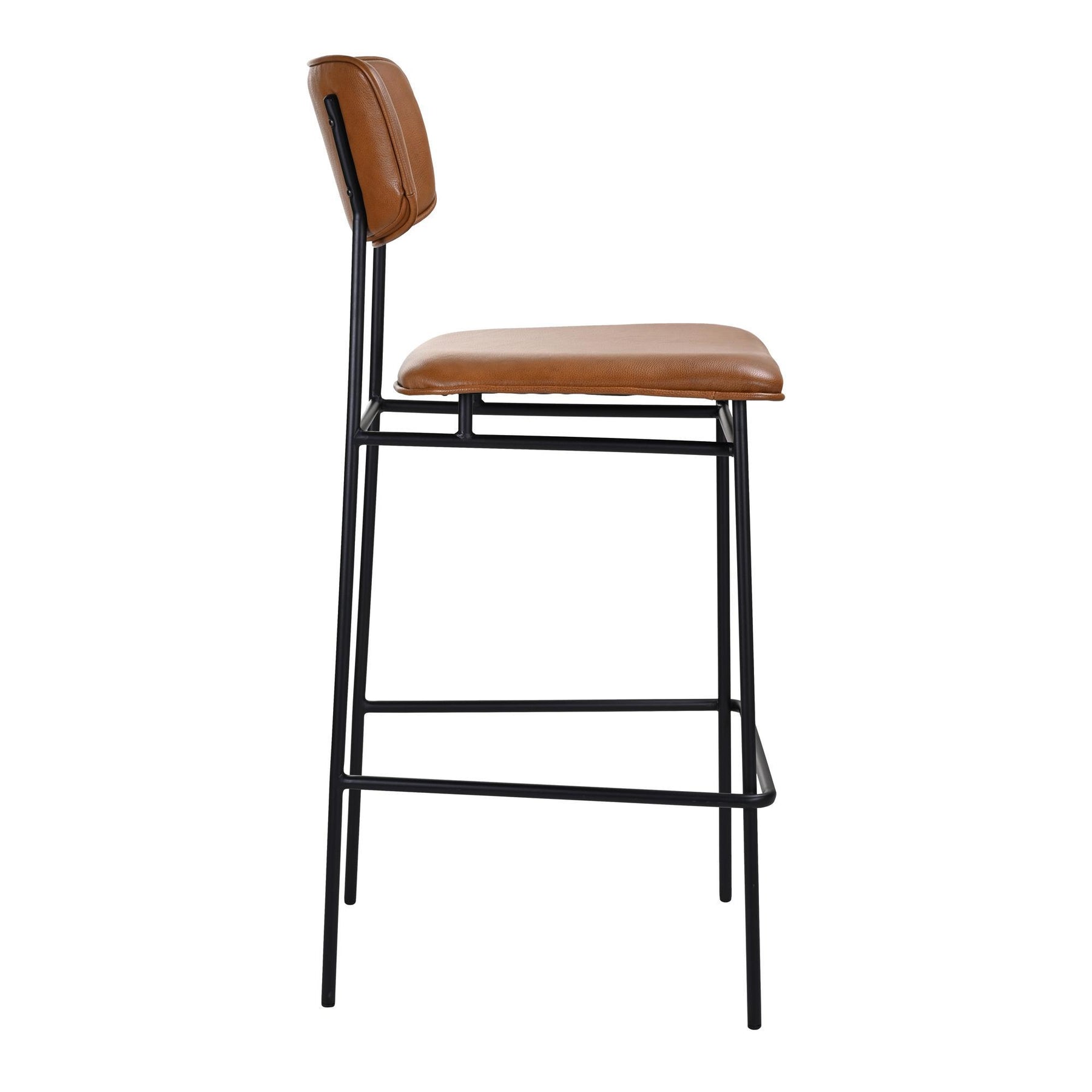 Moe's Home Collection Sailor Barstool Brown - EQ-1014-03