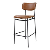 Moe's Home Collection Sailor Barstool Brown - EQ-1014-03