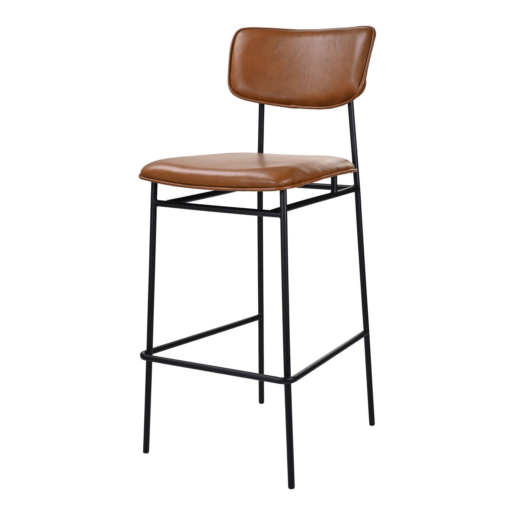 Moe's Home Collection Sailor Barstool Brown - EQ-1014-03